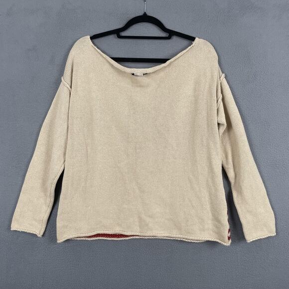 Venus Sweater Womens Medium American Flag Pullover Stars Stripes Knit Patriotic - Picture 2 of 8